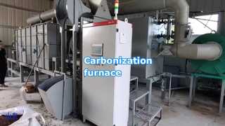 숯을 하루에 500-800KG 빠르게 만드세요